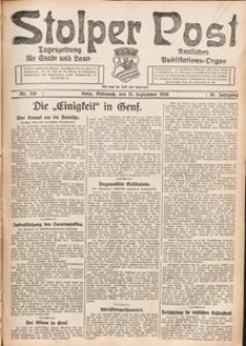 Stolper Post. Tageszeitung für Stadt und Land Nr. 216/1926