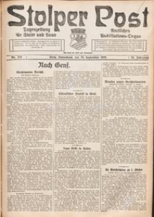 Stolper Post. Tageszeitung f&uuml;r Stadt und Land Nr. 225/1926