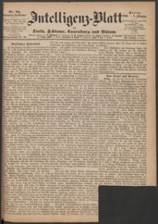 Intelligenz-Blatt f&uuml;r Stolp, Schlawe, Lauenburg und B&uuml;tow. Nr 85/1869 r.