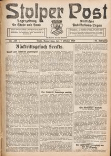 Stolper Post. Tageszeitung f&uuml;r Stadt und Land Nr. 235/1926