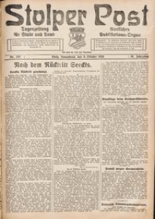 Stolper Post. Tageszeitung f&uuml;r Stadt und Land Nr. 237/1926