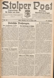 Stolper Post. Tageszeitung f&uuml;r Stadt und Land Nr. 245/1926
