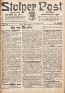 Stolper Post. Tageszeitung f&uuml;r Stadt und Land Nr. 247/1926