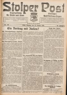 Stolper Post. Tageszeitung f&uuml;r Stadt und Land Nr. 250/1926