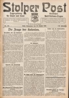 Stolper Post. Tageszeitung f&uuml;r Stadt und Land Nr. 255/1926