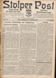 Stolper Post. Tageszeitung f&uuml;r Stadt und Land Nr. 264/1926