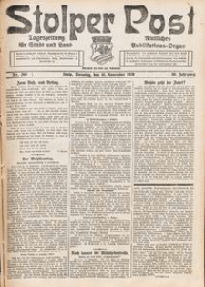 Stolper Post. Tageszeitung für Stadt und Land Nr. 269/1926