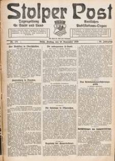 Stolper Post. Tageszeitung für Stadt und Land Nr. 271/1926
