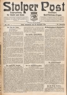 Stolper Post. Tageszeitung für Stadt und Land Nr. 272/1926