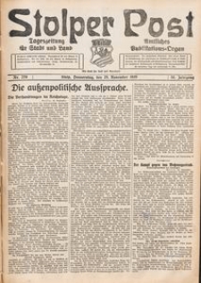 Stolper Post. Tageszeitung für Stadt und Land Nr. 276/1926