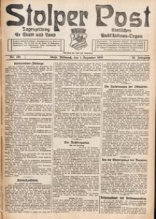 Stolper Post. Tageszeitung f&uuml;r Stadt und Land Nr. 281/1926