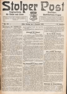Stolper Post. Tageszeitung für Stadt und Land Nr. 283/1926