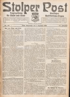 Stolper Post. Tageszeitung f&uuml;r Stadt und Land Nr. 284/1926