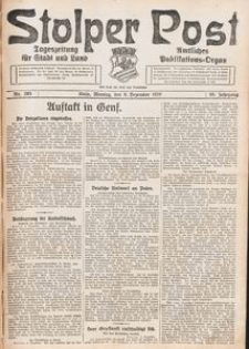 Stolper Post. Tageszeitung f&uuml;r Stadt und Land Nr. 285/1926
