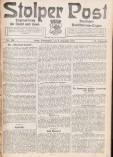 Stolper Post. Tageszeitung f&uuml;r Stadt und Land Nr. 288/1926