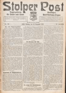 Stolper Post. Tageszeitung f&uuml;r Stadt und Land Nr. 289/1926