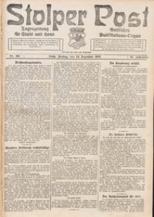 Stolper Post. Tageszeitung f&uuml;r Stadt und Land Nr. 301/1926