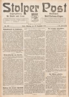 Stolper Post. Tageszeitung f&uuml;r Stadt und Land Nr. 302/1926