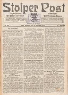 Stolper Post. Tageszeitung f&uuml;r Stadt und Land Nr. 304/1926