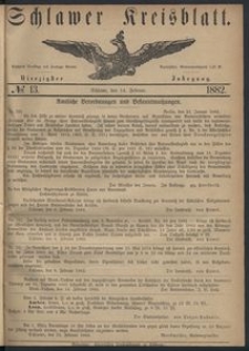 Kreisblatt des Schlawer Kreises 1882 No 13
