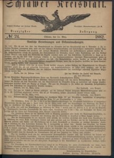 Kreisblatt des Schlawer Kreises 1882 No 24