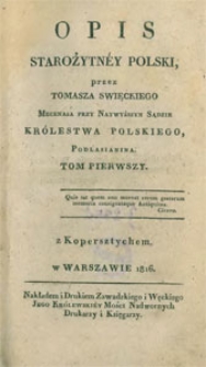 Opis starożytney Polski. T. 1