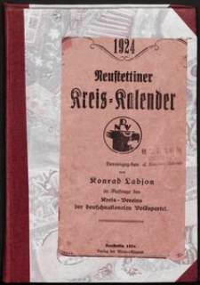 Neustettiner Kreiskalender 1924