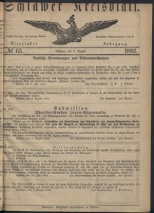 Kreisblatt des Schlawer Kreises 1882 No 63