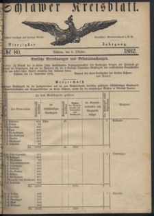 Kreisblatt des Schlawer Kreises 1882 No 80
