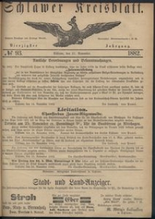 Kreisblatt des Schlawer Kreises 1882 No 93