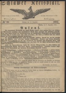 Kreisblatt des Schlawer Kreises 1882 No 99