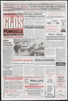 Głos Pomorza, 1992, wrzesień, nr 206