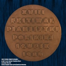 18 Festiwal Pianistyki Polskiej w Słupsku [Medal]