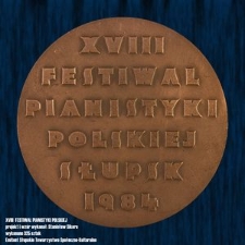 18 Festiwal Pianistyki Polskiej w Słupsku [Medal]