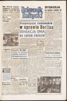 Dziennik Bałtycki, 1958, nr 284