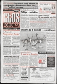Głos Pomorza, 1992, październik, nr 233