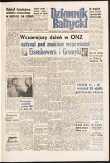 Dziennik Bałtycki, 1958, nr 192