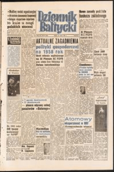 Dziennik Bałtycki, 1958, nr 50