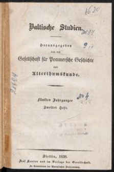 Baltische Studien [Z. 2]