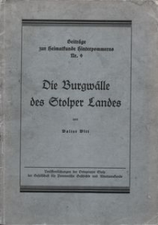 Die Burgw&auml;lle des Stolper Landes