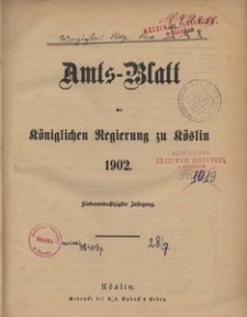 Amts-Blatt der Königlichen Regierung zu Cöslin 1902