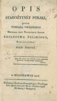 Opis starożytney Polski. T. 2
