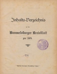 Rummelsburger Kreisblatt 1904