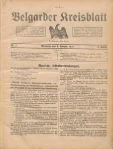 Belgarder Kreisblatt 1933