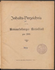 Rummelsburger Kreisblatt 1905