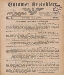 Bütower Kreisblatt 1882