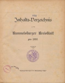 Rummelsburger Kreisblatt 1909