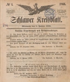 Kreisblatt des Schlawer Kreises 1866