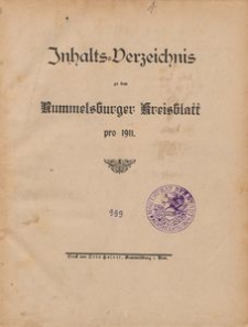 Rummelsburger Kreisblatt 1911
