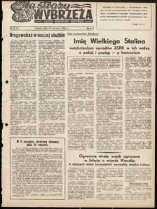Na Straży Wybrzeża : gazeta marynarki wojennej, 1951, nr 9